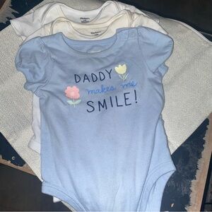3 infant onesies